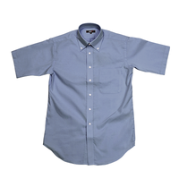 ブルー AITOZ 半袖シャツ