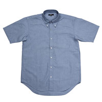 AITOZ 半袖T/Cオックスボタンダウンシャツ