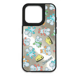 iPhone 耐衝撃グリップミラーケース(シルバー)