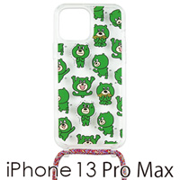 iPhone 13 Pro Max ショルダーストラップ付きクリアケース（ミックス）