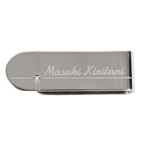 ステンレス マネークリップ(クロスライン)