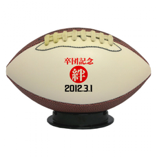 ミッドアメフトボール 卒団記念アメフトボール つばさ1210作例詳細 オリジナルプリント