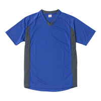 ブルー ベーシックサッカーシャツ（キッズ）