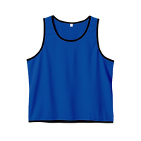 ブルー MARKLESS STYLE カスタムデザインポリエステルドライビブス