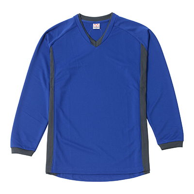 SEE SEE ロングスリーブゲームシャツ 長袖 サッカーシャツ ネイビー