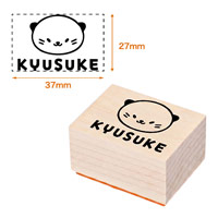 ラバースタンプ 40x30mmヨコ（10個セット）