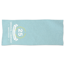 old企業向け周年記念オリジナルタオル制作 ロゴとメッセージのテンプレート