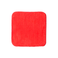 レッド 今治産 D-FACTORY カラーミニタオル（38匁）