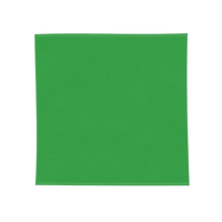 グリーン 今治製 四方ヘムハンカチタオル