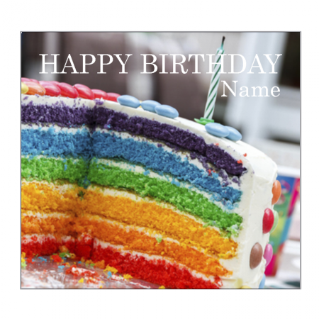 定番ミニタオル 無料テンプレート 誕生日祝い カラフルケーキ作例詳細 オリジナルプリント Jp公式