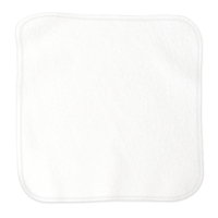 ホワイト 高密度シャーリング ミニハンカチタオル