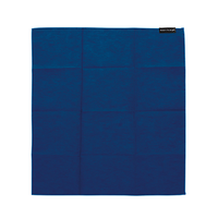 ブルー MOTTERU ポケスク ハンカチ ヘミング