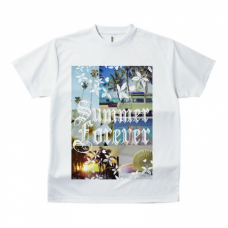 夏の旅写真がおしゃれなTシャツをオリジナルでプリント　フォトTシャツのテンプレート　フォトTシャツの無料デザインテンプレート
