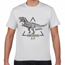 恐竜の日4／17のTシャツをオリジナルでプリント 今日は何の日テンプレート　短納期Tシャツの無料デザインテンプレート