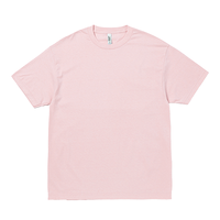 ピンク American Apparel 6.0oz ヘビーウェイトコットンTシャツ