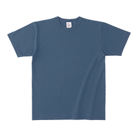 ブルー Cross Stitch オープンエンド マックスウェイト バインダーネックTシャツ