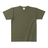 グリーン Cross Stitch オープンエンド マックスウェイト バインダーネックTシャツ