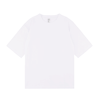 ホワイト D-FACTORY 6.6oz オーバーサイズコンフォートTシャツ