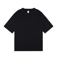ブラック D-FACTORY 6.6oz オーバーサイズコンフォートTシャツ