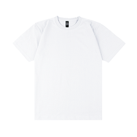 ホワイト D-FACTORY 6.6oz オープンエンドコンフォートTシャツ