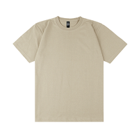 ベージュ D-FACTORY 6.6oz オープンエンドコンフォートTシャツ