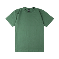 グリーン D-FACTORY 6.6oz オープンエンドコンフォートTシャツ