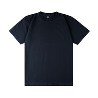ブルー D-FACTORY 6.6oz オープンエンドコンフォートTシャツ