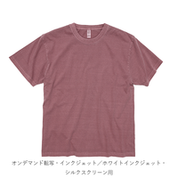 パープル D-FACTORY 6.6oz プレミアムガーメントダイTシャツ