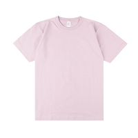ピンク D-FACTORY 6.6oz プレミアムコンフォートTシャツ