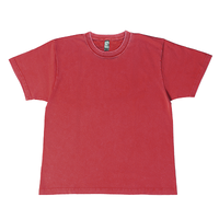 レッド D-FACTORY 6.6oz プレミアムヴィンテージTシャツ