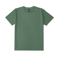 グリーン D-FACTORY 9.2oz オープンエンドスーパーへヴィーウェイトTシャツ