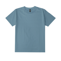 ブルー D-FACTORY 9.2oz オープンエンドスーパーへヴィーウェイトTシャツ