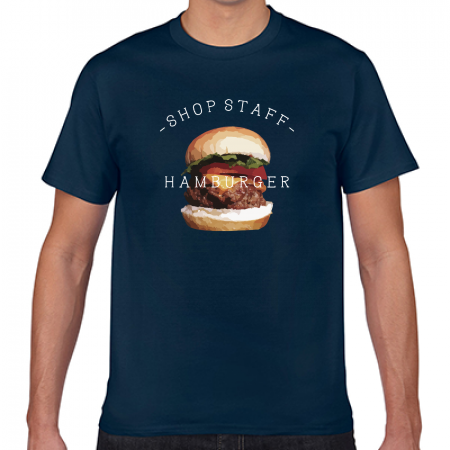 Gildan ジャパンフィットtシャツ 無料テンプレート スタッフtシャツ ハンバーガーショップ作例詳細 オリジナルプリント