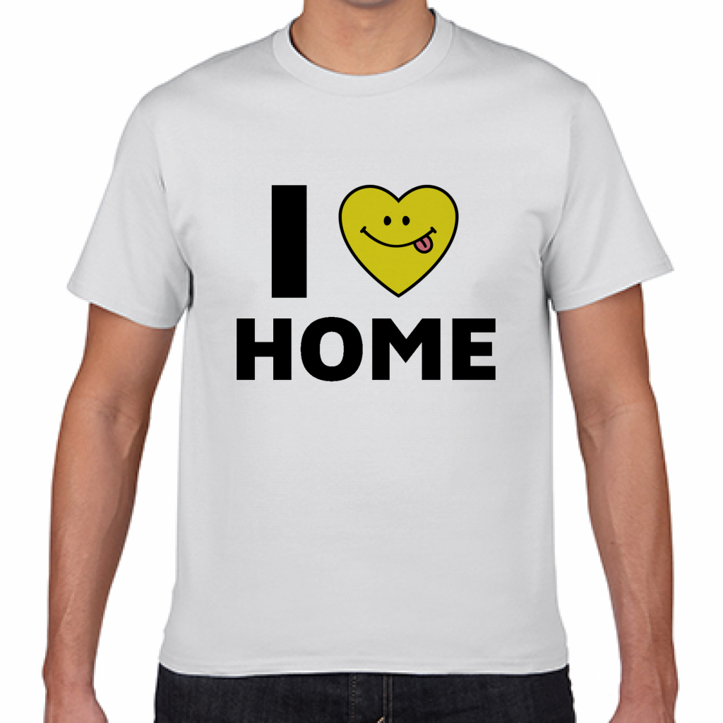 Gildan ジャパンフィットtシャツ ハートのスマイルマーク入りi Love Tシャツをオリジナルでプリント I Love Tシャツのテンプレート作例詳細 オリジナルプリント