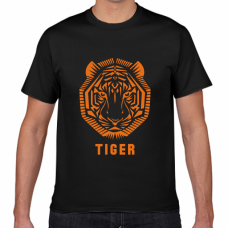 タイガーのイラストとロゴ入りシルクスクリーンTシャツをオリジナルでプリント　チームウェア・グッズのテンプレート