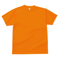 オレンジ GLIMMER ドライTシャツ インクジェット加工