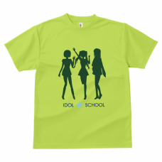 アイドルのシルエットイラスト入りTシャツをオリジナルでプリント　オリジナルTシャツのデザインテンプレート　GLIMMER ドライTシャツの無料デザインテンプレート