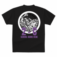 かっこいい和風デザインが映えるクラスロゴTシャツをオリジナルでプリント　クラスTシャツのテンプレート　GLIMMER ドライTシャツの無料デザインテンプレート