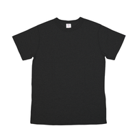 ブラック JEMORGAN ワッフル半袖クルーTシャツ