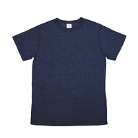 ブルー JEMORGAN ワッフル半袖クルーTシャツ