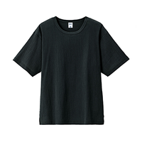 ブラック LIFEMAX 4.3oz 楊柳Tシャツ