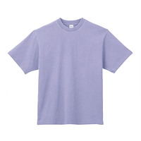 パープル LIFEMAX 6.5oz ピグメントダイTシャツ