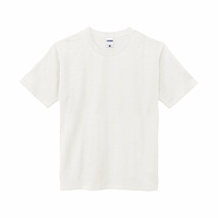 ホワイト LIFEMAX 6.8oz スラブTシャツ