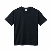 ブラック LIFEMAX 6.8oz スラブTシャツ