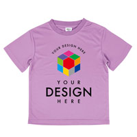 MARKLESS STYLE 4.2oz カスタムデザインポリエステルドライTシャツ（キッズ）
