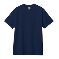 ブルー MARKLESS STYLE 5.6oz カスタムデザインコットンTシャツ