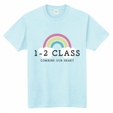 虹のクラスロゴがかわいいクラTをオリジナルでプリント クラスTシャツのテンプレート