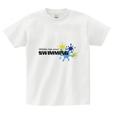 Printstar ヘビーウェイトtシャツ 無料テンプレート 運動系 Swimming作例詳細 オリジナルプリント