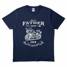 バイクが好きなお父さんに！バイクのイラストがかっこいいTシャツをオリジナルでプリント　父の日のテンプレート　TRUSS ヘビーウェイトTシャツの無料デザインテンプレート