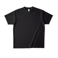 ブラック TRUSS 4.7oz コットンライクドライTシャツ
